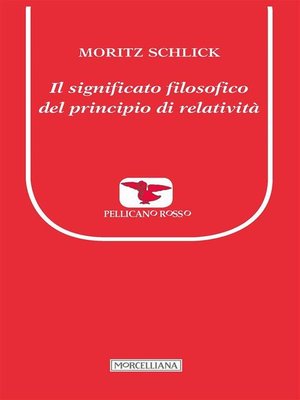 cover image of Il significato filosofico del principio di relatività